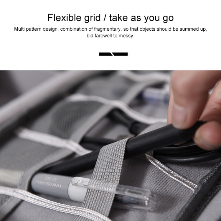 デジタルケーブルバッグ メンズ携帯用旅行ガジェットポーチ 電源コード充電器ヘッドセットオーガナイザー