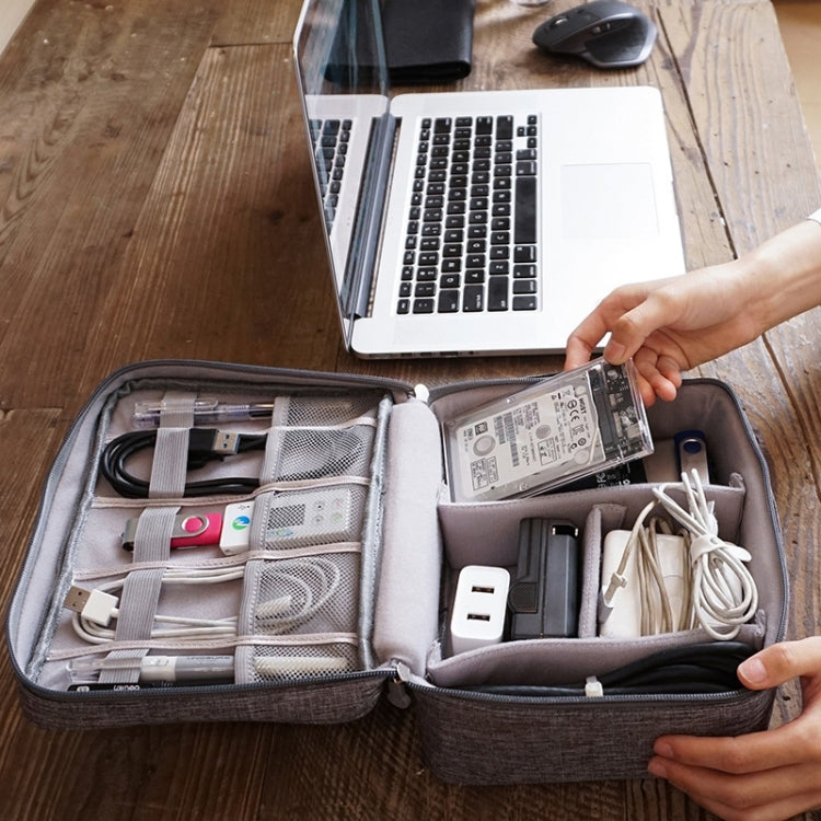デジタルケーブルバッグ メンズ携帯用旅行ガジェットポーチ 電源コード充電器ヘッドセットオーガナイザー