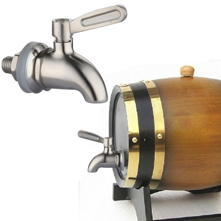 ドリンクディスペンサー 飲料 ワイン樽用タップ スピゴット ステンレス製 コーヒージュース蛇口、12mm、16mm