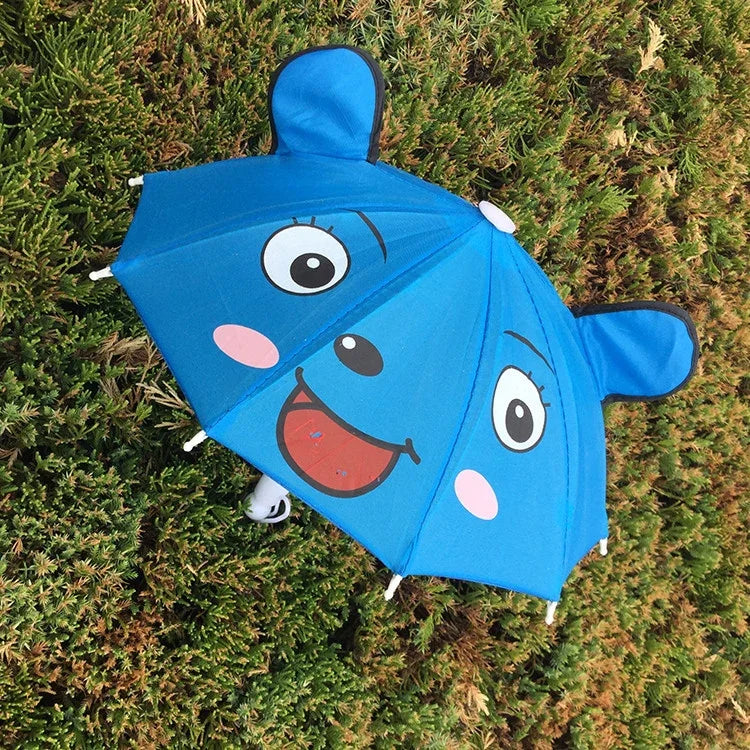 かわいいキャラクター子供用傘 クリエイティブロングハンドル動物傘