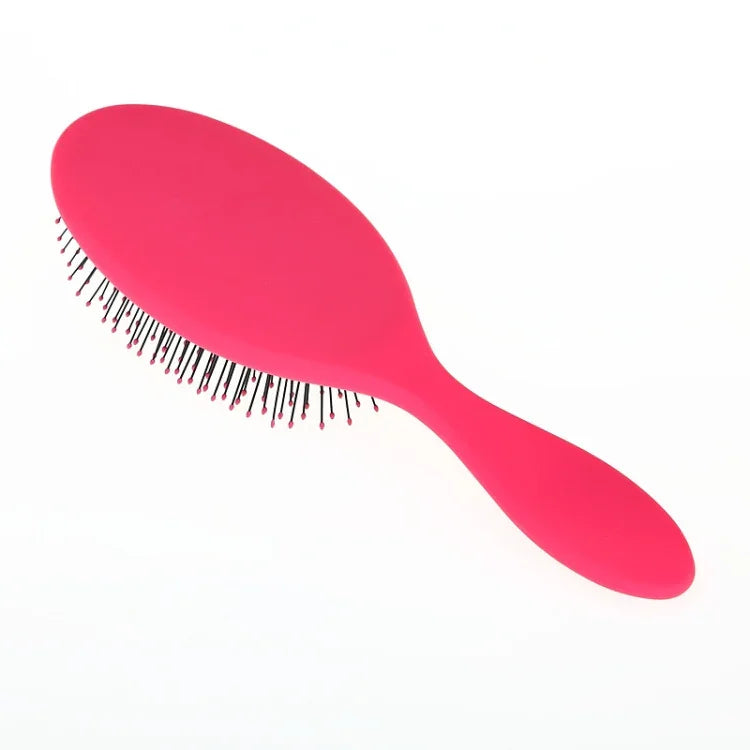 柔らかい女性用ヘアブラシ サロン用ヘアスタイルコーム ウェット＆ドライ頭皮マッサージブラシ
