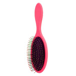 柔らかい女性用ヘアブラシ サロン用ヘアスタイルコーム ウェット＆ドライ頭皮マッサージブラシ