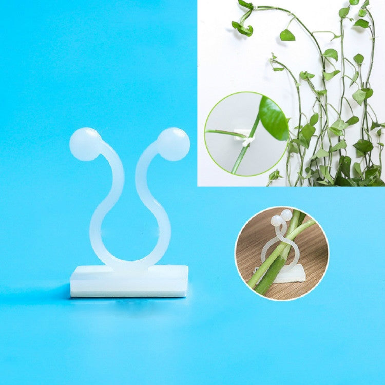 10個ルルクライミングウォール固定器つる植物クライミングウォール貼り付けフック、10個小（白）、10個中（白）、10個大（白）