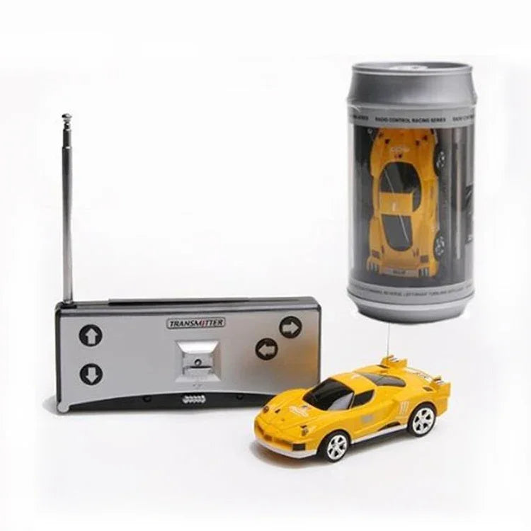 コーラ缶ミニ RCカー ラジオリモコン マイクロレーシングカー、グリーン＋ホワイト、ブラック、グリーン、レッド、ブルー、イエロー、ゴールド、ブラック＋オレンジ