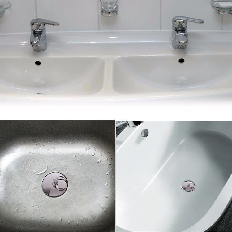 3 PCS Sink Rubber Plug Wash Basin Bathtub Plug Mop Pool Laundry Pool Blocking Plug, M, L