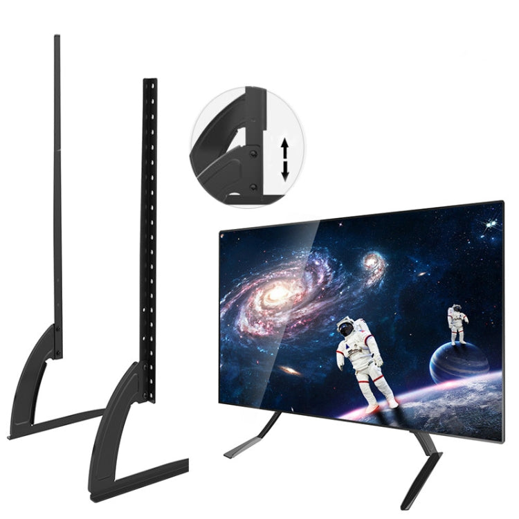 35-72インチ対応高さ調節可能ユニバーサルスタンドベース デスクトップテレビマウント TV LCDフラットスクリーン用