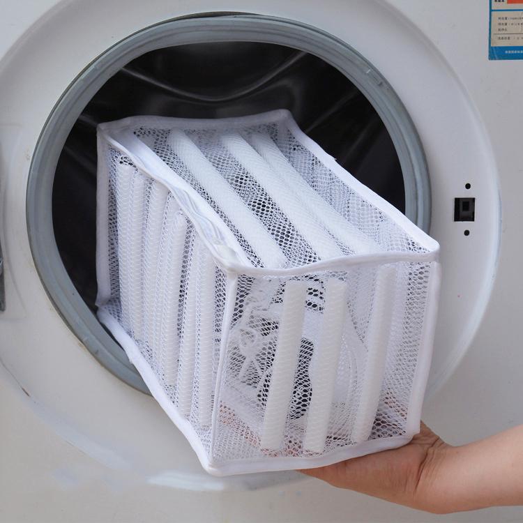 洗濯機用シューズバッグ 保護用メッシュランドリーネット スポーツシューズ・スニーカー用、靴洗いバッグ