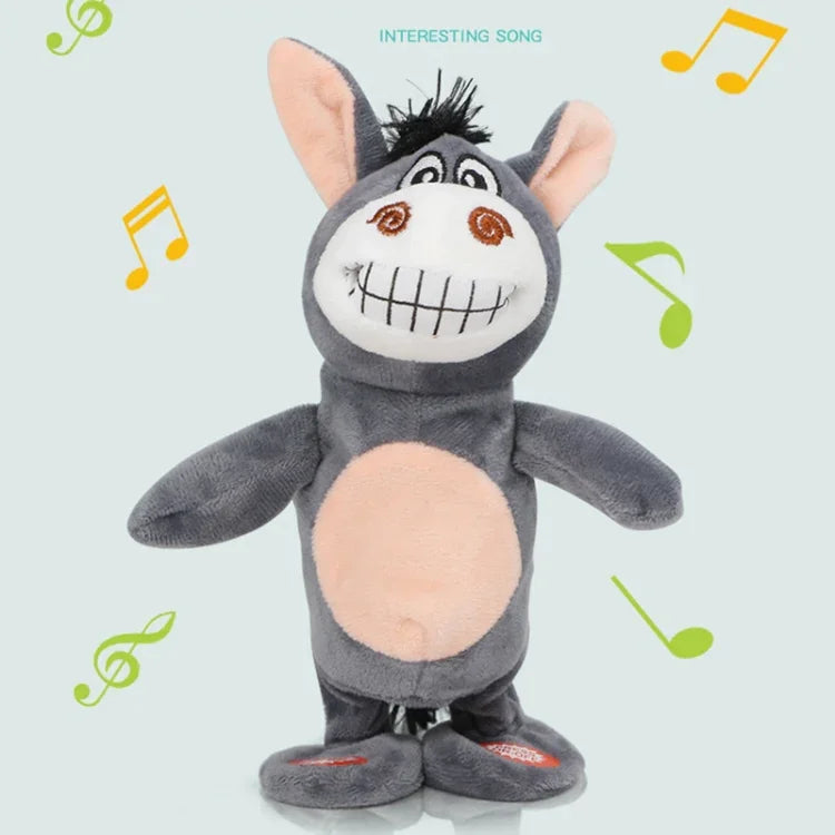 電子ペット インタラクティブトイ スマートウォーキング トーキング 小さなロバ 子供用誕生日ギフト、小さなロバ