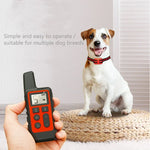 500m犬用トレーニング吠え止めリモートコントロール電気ショック防水電子首輪