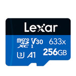 Lexar 633x 256GB高速携帯電話カメラ用メモリーTFカード スイッチ拡張ドライブレコーダー専用ストレージフラッシュメモリーカード、256GB