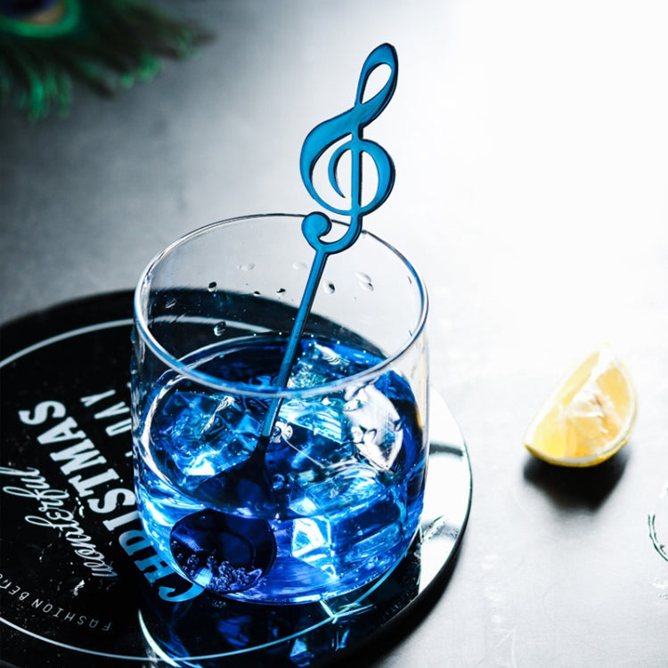 クリエイティブ音符スプーン コーヒーかき混ぜスプーン ステンレス製チタン製ミュージックバー用スプーン ギフトスプーン