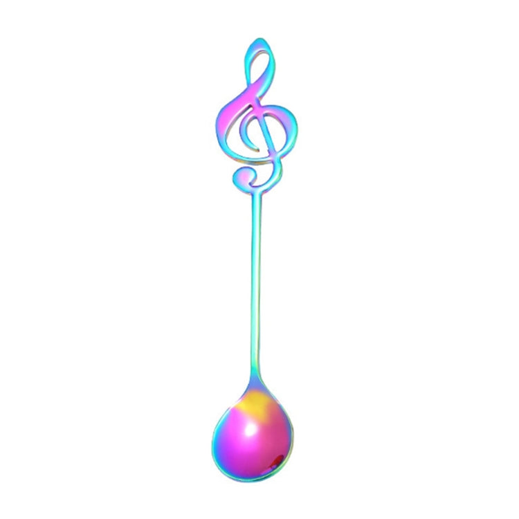 クリエイティブ音符スプーン コーヒーかき混ぜスプーン ステンレス製チタン製ミュージックバー用スプーン ギフトスプーン