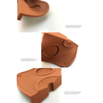 プレッシャーパッド滑り止め充填コーナーコーヒーパッド、小サイズ12.5×14cm、大サイズ15×20cm、特大16×22cm