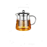 大容量耐熱ガラス急須茶器セット ステンレス製フィルター付き功夫茶用、450ML、550ML、750ML、950ML
