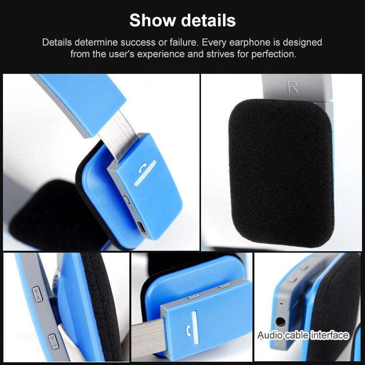 AEC BQ618 スマートワイヤレス Bluetooth ステレオハンズフリーイヤホン マイク付き 3.5mm対応 電話・タブレット・PSP用