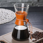 耐熱ガラス コーヒーポット 便利な手作りポット、600ml コーヒーポット、ストレーナー付き600mlコーヒーポット