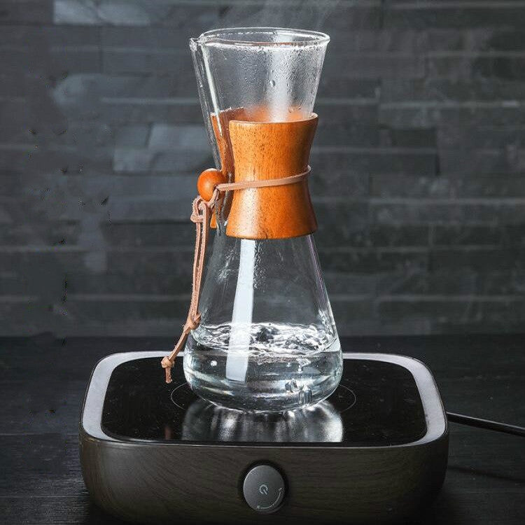 耐熱ガラス コーヒーポット 便利な手作りポット、600ml コーヒーポット、ストレーナー付き600mlコーヒーポット