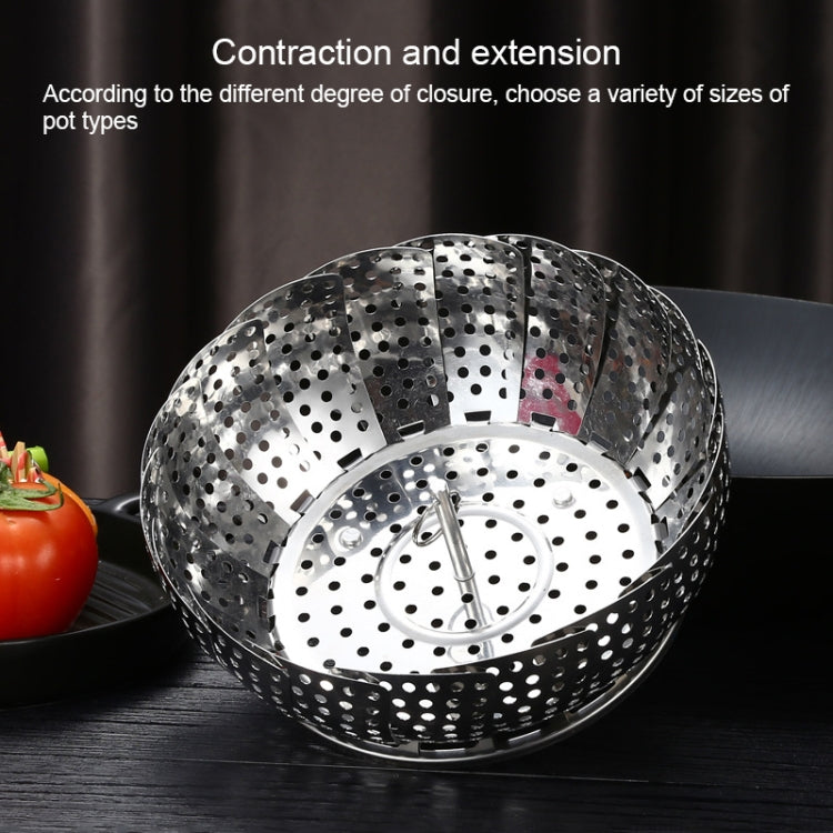 ステンレス製 折りたたみ式伸縮蓮蒸し器トレイ 蓮蒸し器トレイ