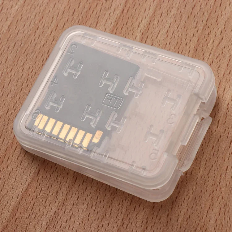 10個セット ミニ透明多機能収納カードボックス