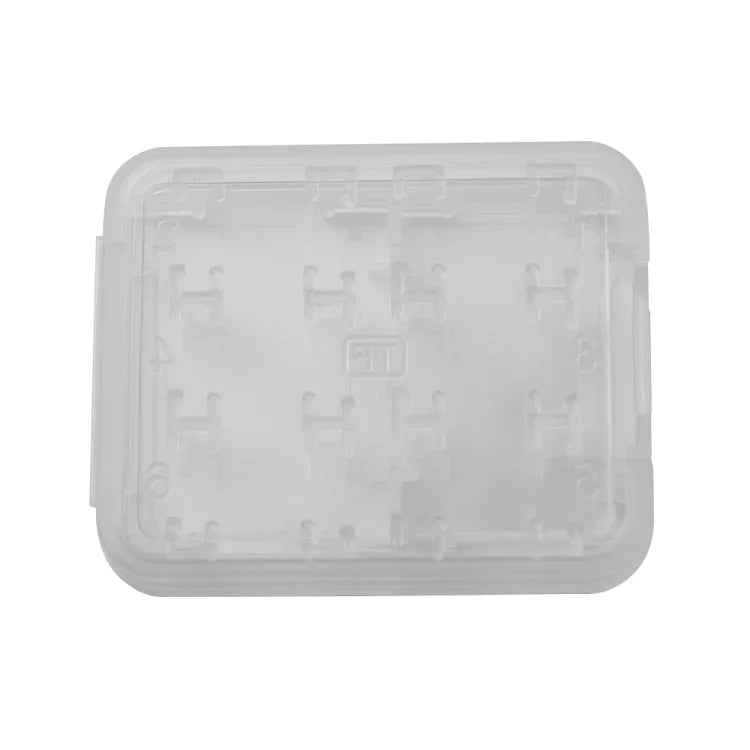 10個セット ミニ透明多機能収納カードボックス