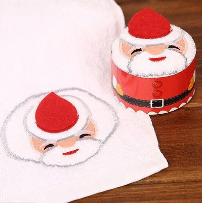 クリスマスクリエイティブケーキタオルギフトウォッシュクロス クリスマスかわいいタオルプレゼント
