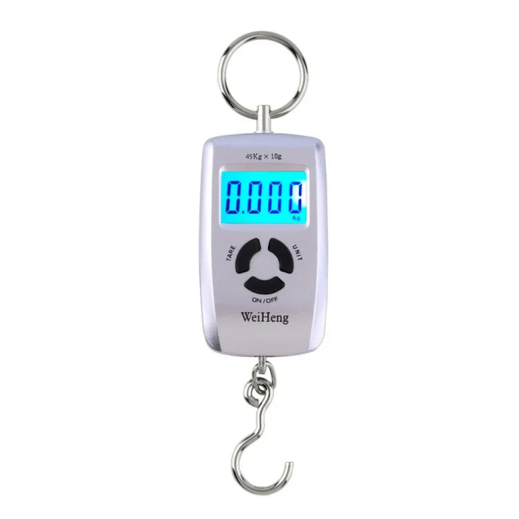 45kg x 5g 高精度LCDポータブルデジタルバックライト電子ポータブルスケール、45kg x 10g