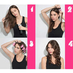 10個セット カールアイロン 電動ロールヘアチューブ ヒーテッドローラーヘアカールスタイリングスティック