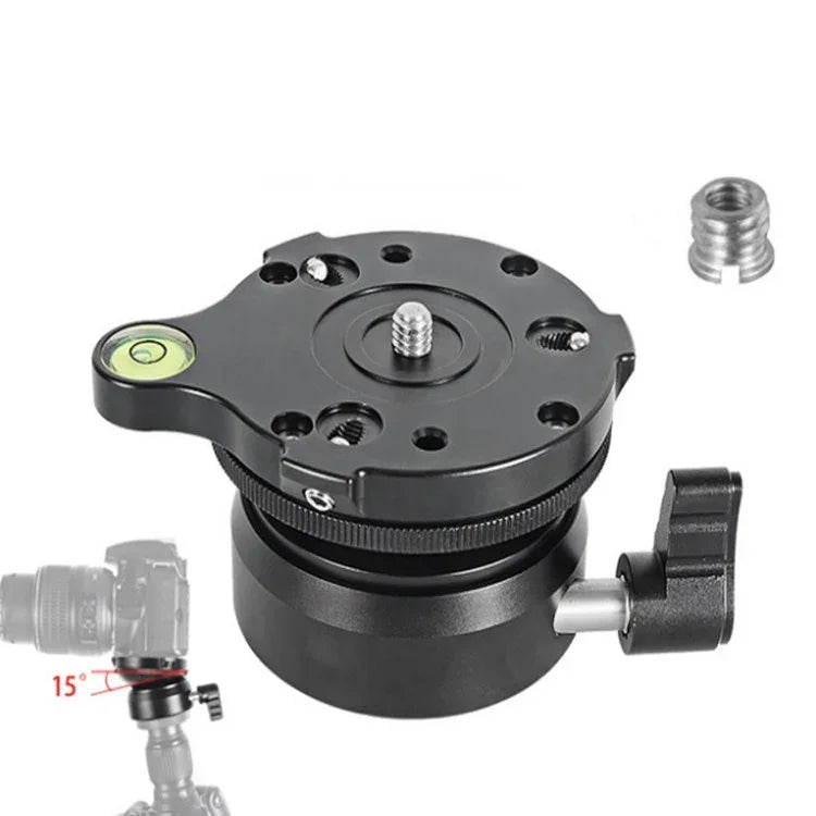 BENXIN DY-60N 汎用水平調整ベース パノラマパンチルト SLRカメラ調整テーブル 半球ベース DY-60N 1/4インチ