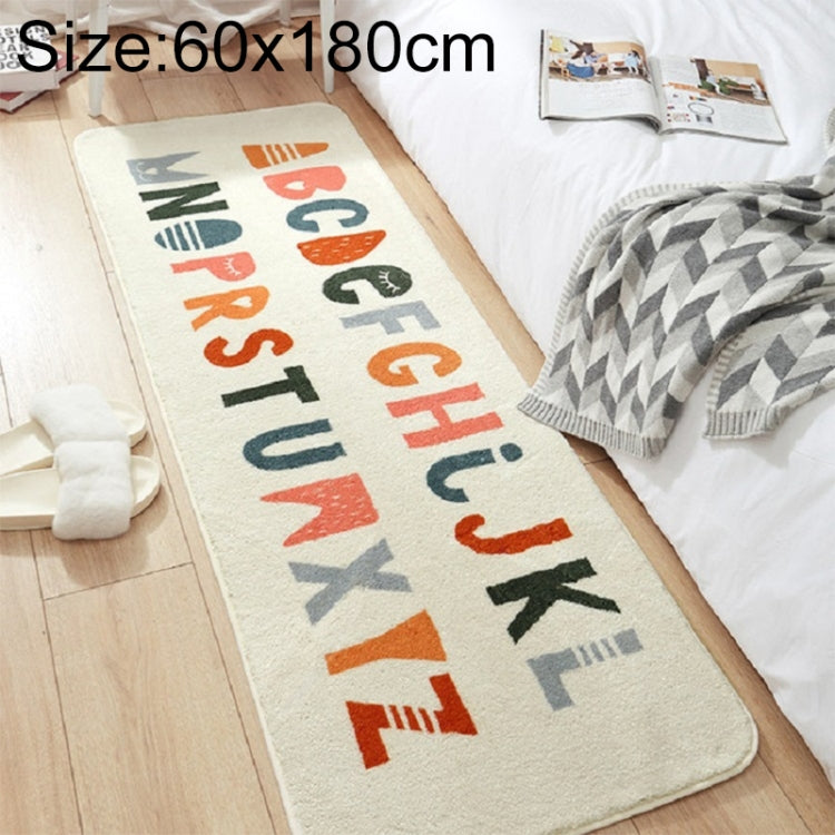 家庭用寝室カーペットストリップ ルームベッドサイドラムカシミヤ滑り止めマット 40×120cm、60×160cm、60×180cm