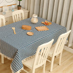 布製綿ダイニングテーブルクロス装飾布、60x90cm、100x140cm、140x140cm、140x180cm、140x200cm、140x220cm、70x70cm