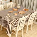 布製綿ダイニングテーブルクロス装飾布、60x90cm、100x140cm、140x140cm、140x180cm、140x200cm、140x220cm、70x70cm