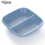 10個セット キッチンアクセサリー 2-in-1調味料ソース皿 小麦わらサラダ皿ボウル