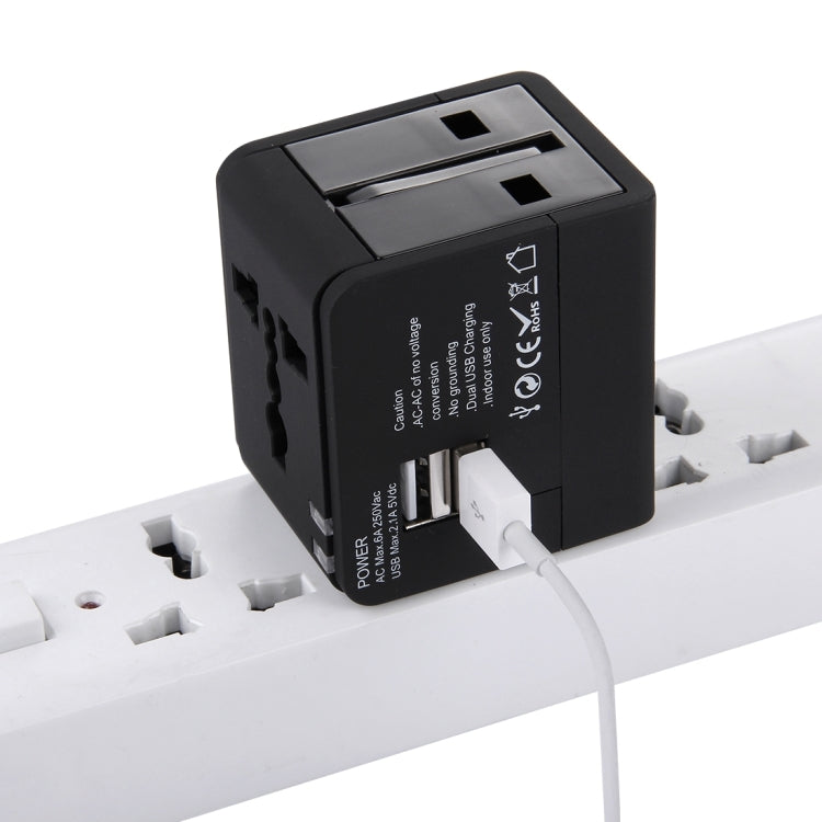 5V 2.1A デュアルUSB 電源ソケット 充電アダプター, UK / EU / US / AUプラグ, 5V 2.1A
