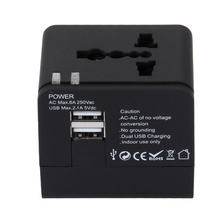 5V 2.1A デュアルUSB 電源ソケット 充電アダプター, UK / EU / US / AUプラグ, 5V 2.1A
