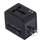 5V 2.1A デュアルUSB 電源ソケット 充電アダプター, UK / EU / US / AUプラグ, 5V 2.1A