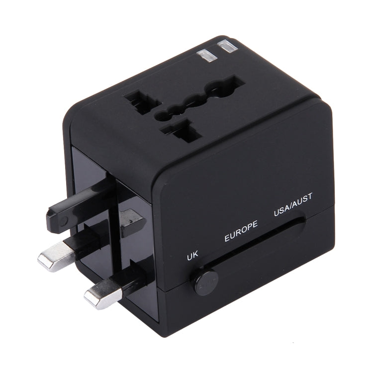 5V 2.1A デュアルUSB 電源ソケット 充電アダプター, UK / EU / US / AUプラグ, 5V 2.1A