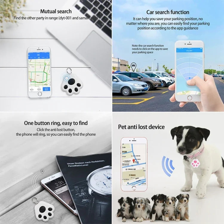 HYC09 ミニ ペット スマートウェア GPS ペット Bluetooth ロケーター トラッカー