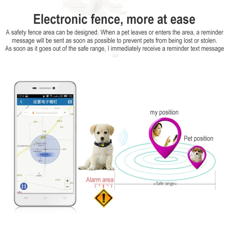 Z8-A ミニ ペット スマートウェア GPS ペットロケーター トラッキングデバイス