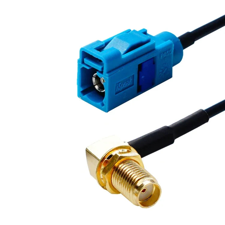 20cm SMA オス エルボーから Fakra Z メスコネクターアダプター RG174 ケーブル, SMA オス エルボーから Fakra Z メス