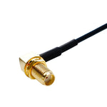 20cm SMA オス エルボーから Fakra Z メスコネクターアダプター RG174 ケーブル, SMA オス エルボーから Fakra Z メス