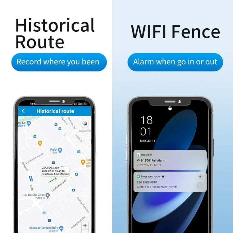 V51 Bスタイル IP67 防水 4G LTE 3G 2G GSM 高齢者用 SOS ボタン 緊急アラーム GPS トラッカー 北米/南米対応, V51 Bスタイル