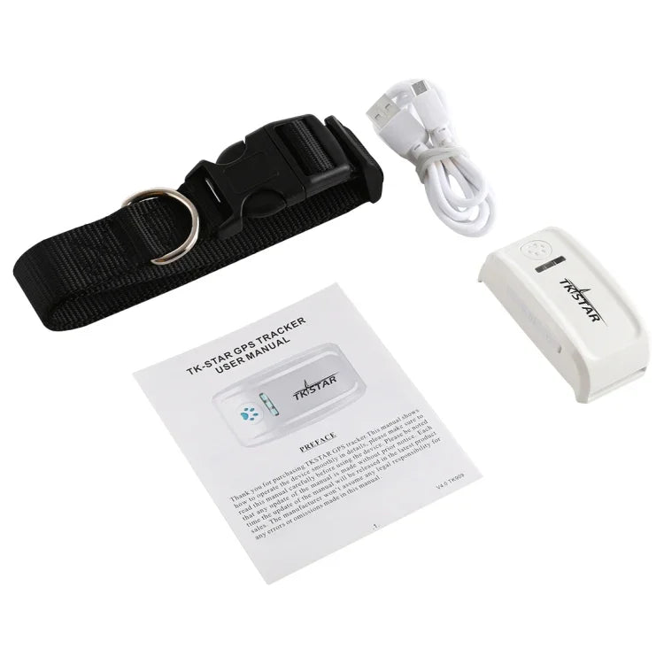 TK-909 GPS／GPRS／GSM ペットロケーター ペット首輪 リアルタイムトラッキングデバイス、TK-909