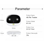 RF-V43 Aスタイル IP67 防水 GPS + LBS + WiFi ペットロケーター ペット首輪 トラッキングデバイス アジア／ヨーロッパ／アフリカ／オーストラリア用、RF-V43 Aスタイル（ブラック）、RF-V43 Aスタイル（ホワイト）