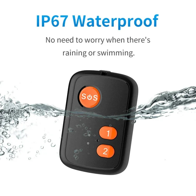 V51 Aスタイル IP67防水 4G LTE 3G 2G GSM 高齢者SOSボタン 緊急アラーム GPSトラッカー アジア/ヨーロッパ/アフリカ/オーストラリア対応, V51 Aスタイル