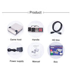 レトロクラシックテレビ ミニHDMI HDビデオゲーム機 内蔵600ゲーム EUプラグ 600ゲーム(EUプラグ)、600ゲーム(USプラグ)