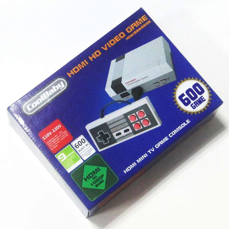 レトロクラシックテレビ ミニHDMI HDビデオゲーム機 内蔵600ゲーム EUプラグ 600ゲーム(EUプラグ)、600ゲーム(USプラグ)