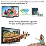 M2 Plus ワイヤレスWiFiディスプレイドングルレシーバー Airplay Miracast DLNA 1080P HDMI TVスティック iPhone、Samsung、その他Androidスマートフォン対応 M2 Plus