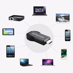 M2 Plus ワイヤレスWiFiディスプレイドングルレシーバー Airplay Miracast DLNA 1080P HDMI TVスティック iPhone、Samsung、その他Androidスマートフォン対応 M2 Plus