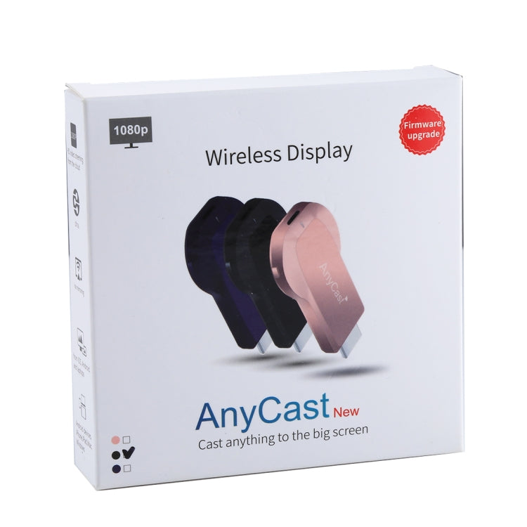 M2 Plus ワイヤレスWiFiディスプレイドングルレシーバー Airplay Miracast DLNA 1080P HDMI TVスティック iPhone、Samsung、その他Androidスマートフォン対応 M2 Plus