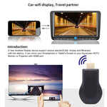 M4 Plus ワイヤレスWiFiディスプレイドングルレシーバー Airplay Miracast DLNA 1080P HDMI TVスティック iPhone、Samsung、その他Androidスマートフォン対応 M4 Plus